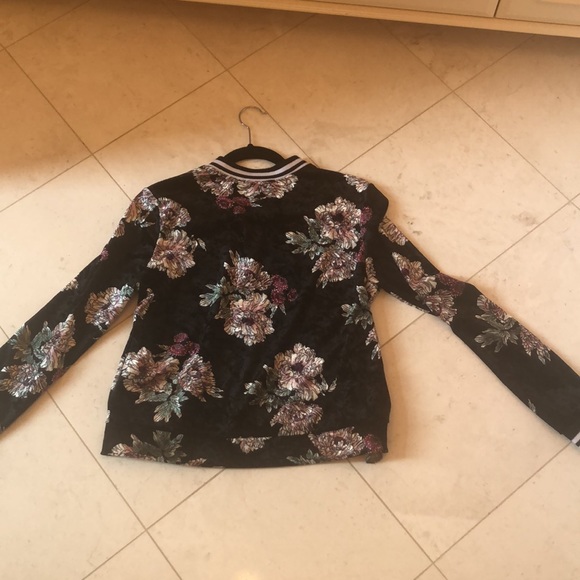 Newbury Kustom floral bomber jacket - Picture 2 of 5